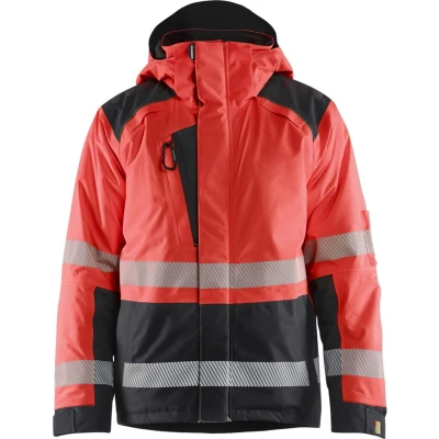 Afbeelding van Blaklader 4455 1987 Winterjas High Vis Rood/Zwart 5XL