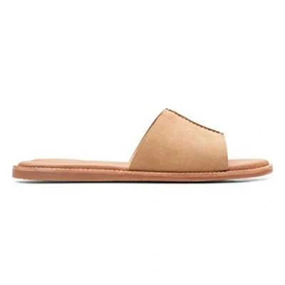 Afbeelding van Clarks Karsea Muiltjes, Dames, Maat: 39.5, Brown Veloursleer