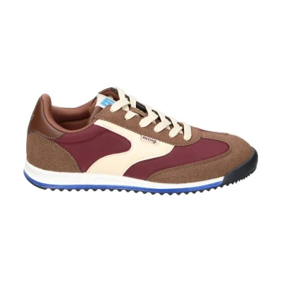Afbeelding van mtng Olimpyc Sneakers laag, Dames, Maat: 36, Burdeos Imitatieleer/ textiel