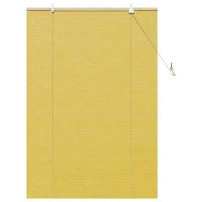Afbeelding van vidaXL met gordijnen Geel 100 x 160 cm Bamboe