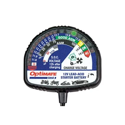 Afbeelding van optimate TS130,Tecmate test state of charge 12v, ts 130, status van laadtester alle 12v lood zuur