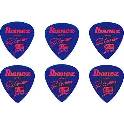 Afbeelding van Ibanez Plektrum B1000PG JB,6er set Paul Gilbert,signature, blauw Plectrum