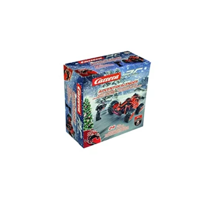 Afbeelding van Carrera RC buggy Advent Calendar 2.0, adventskalender voor kinderen en volwassenen, jongens meisjes, bouwplezier meer dan 24 dagen, perfect liefhebbers, op afstand bestuurde