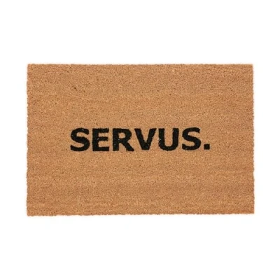 Afbeelding van Relaxdays deurmat kokos &quot;servus&quot; kokosmat &quot;hallo&quot; Duitse tekst antislip hal gang