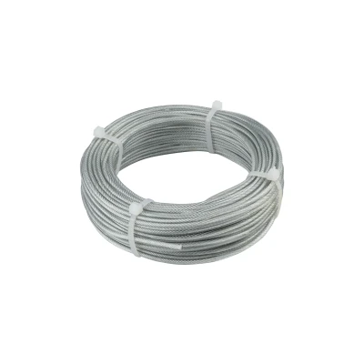 Afbeelding van Staalkabel verzinkt PVC 1,5 2,5 mm Bundel 25 meter