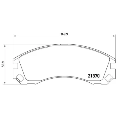 Afbeelding van Brembo Remblokset P 61 089