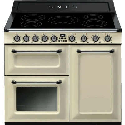 Afbeelding van Smeg CUISINIARE TR103IP2 Range fornuis Inductiekookplaat zones Crème A