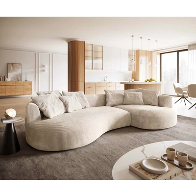 Afbeelding van DELIFE Sofa Edina 330x170 cm Cord Beige