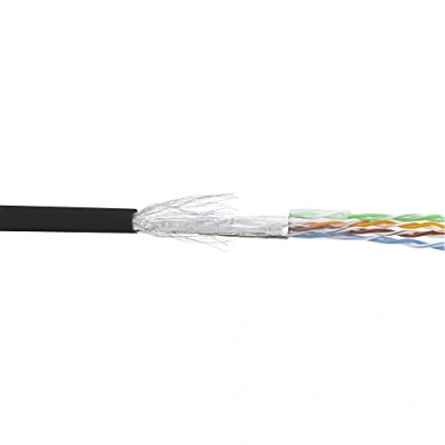 Afbeelding van InLine® Patchkabel Cat.5e, S FTP, AWG26, PVC, 100m, zwart