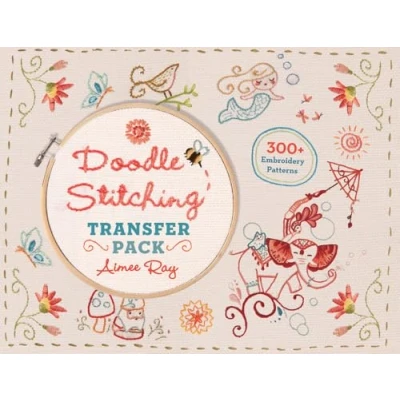 Afbeelding van Doodle Stitching Transfer Pack: 300+ Embroidery Patterns