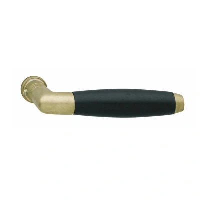 Afbeelding van Intersteel Deurkruk Ton 400 messing getrommeld/ebbenhout