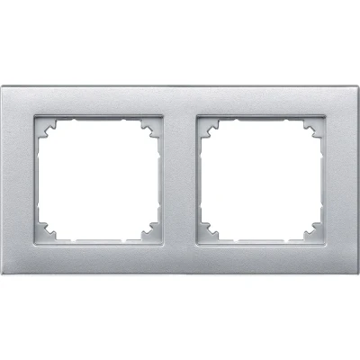 Afbeelding van Merten 486260 Afdekking Frame System M Aluminium