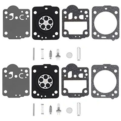 Afbeelding van SG Store 2 Sets Carburateur Carb Revisie Kit Pakking Membraan Compatibel met HUSQVARNA 240 236 235 435 JONSERED CS2238 CS2234 Kettingzaag