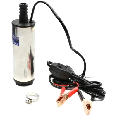 Afbeelding van Elektrische oliepomp 52 mm Overhevelingspomp 12 Volt Mini olie hevelpomp GEKO