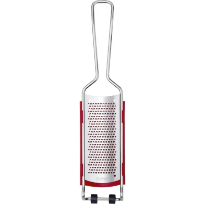 Afbeelding van Triangle RVS Fijnrasp met Opvangbakje 32 cm Anti Slip Siliconenvoetjes