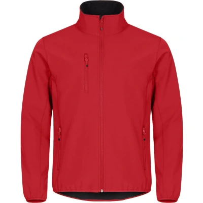 Afbeelding van Clique Basic Softshell Jas Heren Red maat L