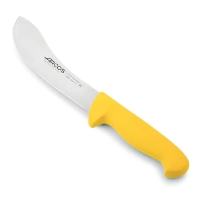 Afbeelding van Arcos Serie 2900 kortermes lemmet nitrum roestvrij staal 190 mm handvat polypropyleen kleur geel