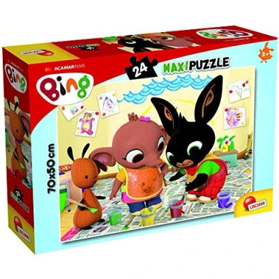 Afbeelding van Lisciani 81202 Puzzle supermaxi 24 bing art attack