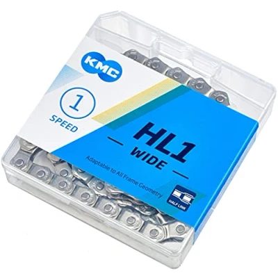 Afbeelding van KMC HL1 Wide Half Link BMX Ketting, Zilver, 100