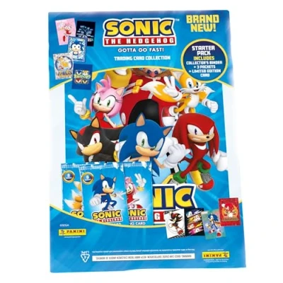 Afbeelding van Sonic the Hedgehog Trading Card Starter pack Booster kaarten