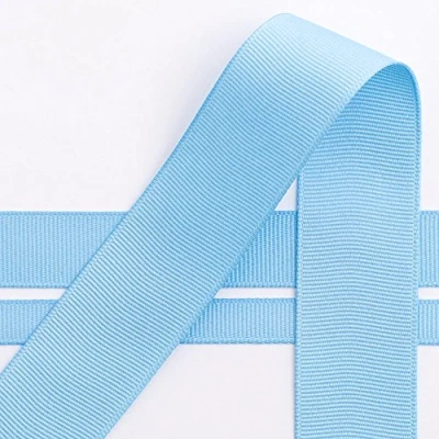 Afbeelding van Italian Options Grosgrain lint, 16mm x 10 meter rol, lichtblauw