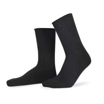 Afbeelding van Hudson heren relax soft sokken, zwart (black 0005), 39 42 EU