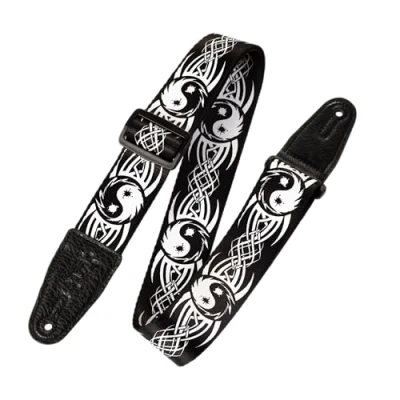 Afbeelding van Levys Leathers MP 15 polyester gitaarband met print
