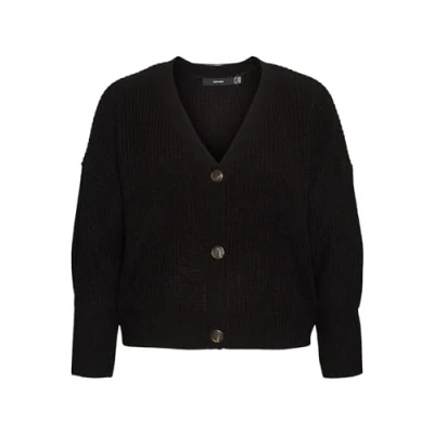 Afbeelding van VERO MODA CURVE gebreid vest VMLEA zwart