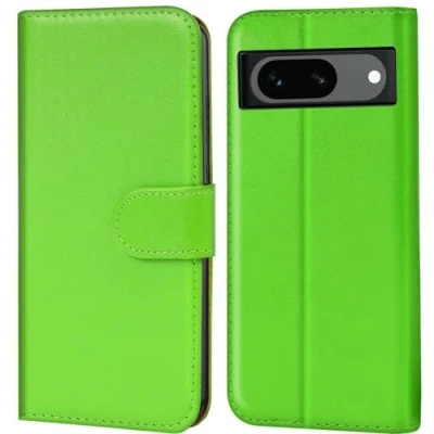 Afbeelding van Verco Hoes voor mobiele telefoon Google Pixel 8a, bookcase tas, flipcover 8a case [kaartvakken/standfunctie], groen