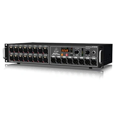 Afbeelding van Behringer S16 I/O Box met 16 op afstand bedienbare Midas voorversterkers, 8 uitgangen en AES50 netwerk SuperMAC technologie van Klark Teknik