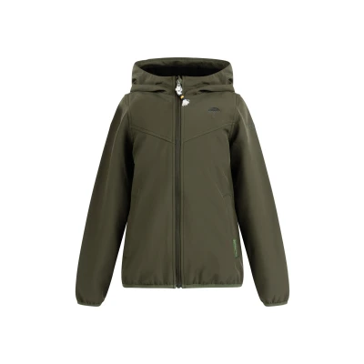 Afbeelding van Softshell blouson gerecycled materiaal DREIMASTER 122 / Donkergroen 94% Polyester (Gerecycled) 6% Elastaan