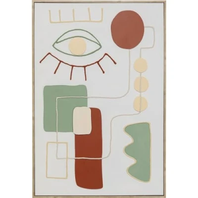 Afbeelding van Kare Canvas Art Eye Left 60x90cm