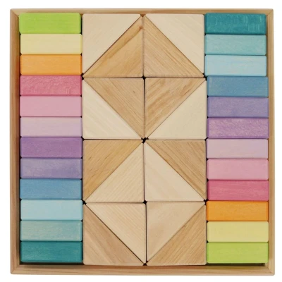 Afbeelding van Grimm&#039;s Bouwset pastel
