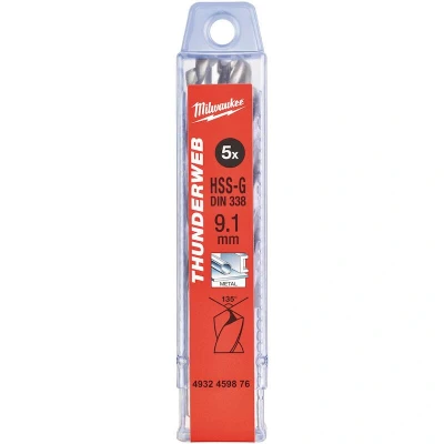 Afbeelding van Metaalboor Hss G Thunderweb 9,1 X 125 Mm (5 Stuks)