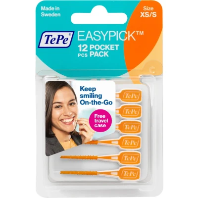 Afbeelding van TePe Easypick Tandenstokers XS/S 12ST