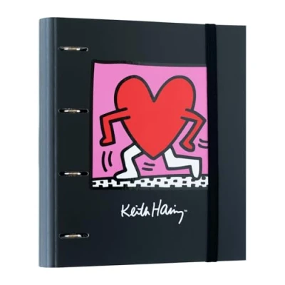 Afbeelding van Grupo Erik A4 Ringmap Keith Haring Ringband met 4 ringen