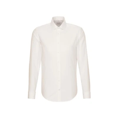 Afbeelding van Seidensticker Business KENT SLIM FIT Overhemd, Heren, Maat: 40, Ecru