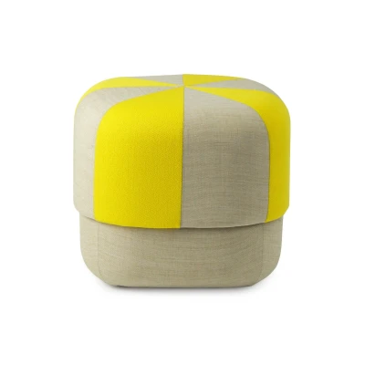 Afbeelding van Normann Copenhagen Circus Duo Poef Small Geel