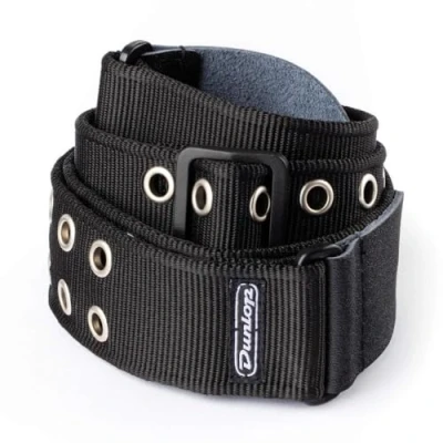 Afbeelding van Dunlop D38 19BK gitaarband Black with Holes