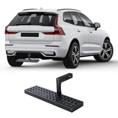 Afbeelding van VEVOR Houder voor ontvanger, 50,8 mm, robuuste stalen constructie, capaciteit 158,7 kg, bumperbescherming achter met vergrendelingspen en stabilisator vrachtwagen, SUV, pick up