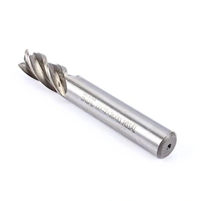 Afbeelding van HSS schachtfrees, CNC freesboor, frees cilinderschacht 4/6/8/10/12 mm Mill Cutter, voor gegevensverwerkingscentra, gesneden (12 mm)