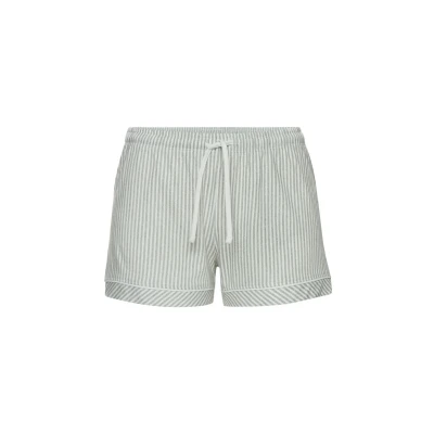 Afbeelding van s.Oliver Pyjamabroek, Dames, Maat: 44/46, Dunkelgrün gestreift