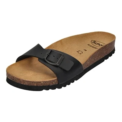 Afbeelding van Scholl Muiltjes, Dames, Maat: 38, Noir Leer