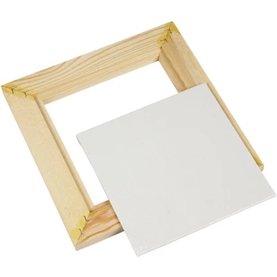 Afbeelding van Creativ Company Canvas Paneel met Lijst, 20,8x20,8cm