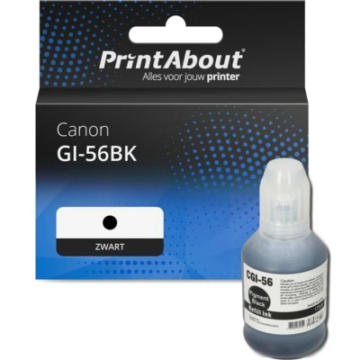 Afbeelding van Huismerk Canon GI 56BK Inktcartridge Zwart