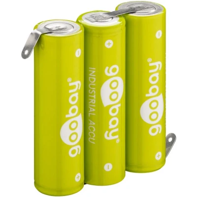 Afbeelding van Goobay 3x AA (Mignon) 2100 mAh soldeertag (Z), nikkel metaalhydride batterij (NiMH), 3.6 V