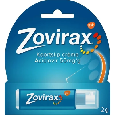 Afbeelding van Zovirax Koortslip Doseerpomp Creme 50mg/G