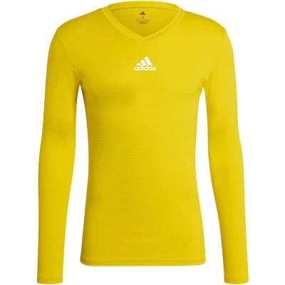 Afbeelding van adidas Performance TEAM BASE Longsleeve, Heren, Maat: Medium, Yellow