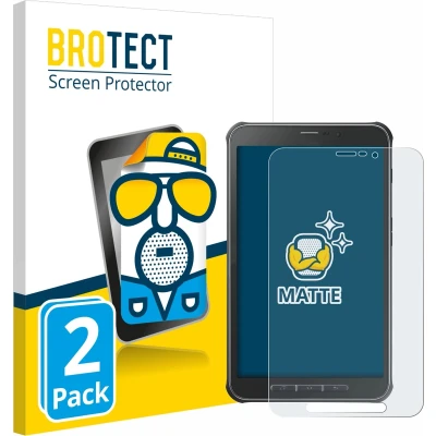 Afbeelding van BROTECT (2 Stuks) Antireflecterende Beschermfolie voor Samsung Galaxy Tab Active SM T365 Anti Glare Screen Protector, Mat, Ontspiegelend