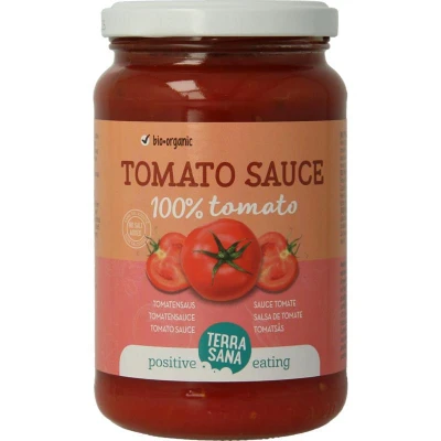 Afbeelding van Terrasana Tomatensaus 100% Tomaat Bio, 340 gram